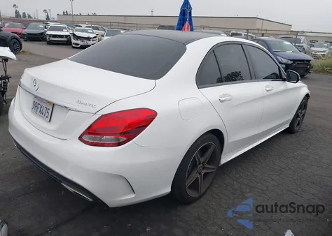 2017 Mercedes-Benz C 300 4Matic/Luxury 4Matic/Sport 4Matic from USA, damaged, VIN 55SWF4KB0HU213945